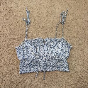 Princess Polly floral ruffle top. Size 2.